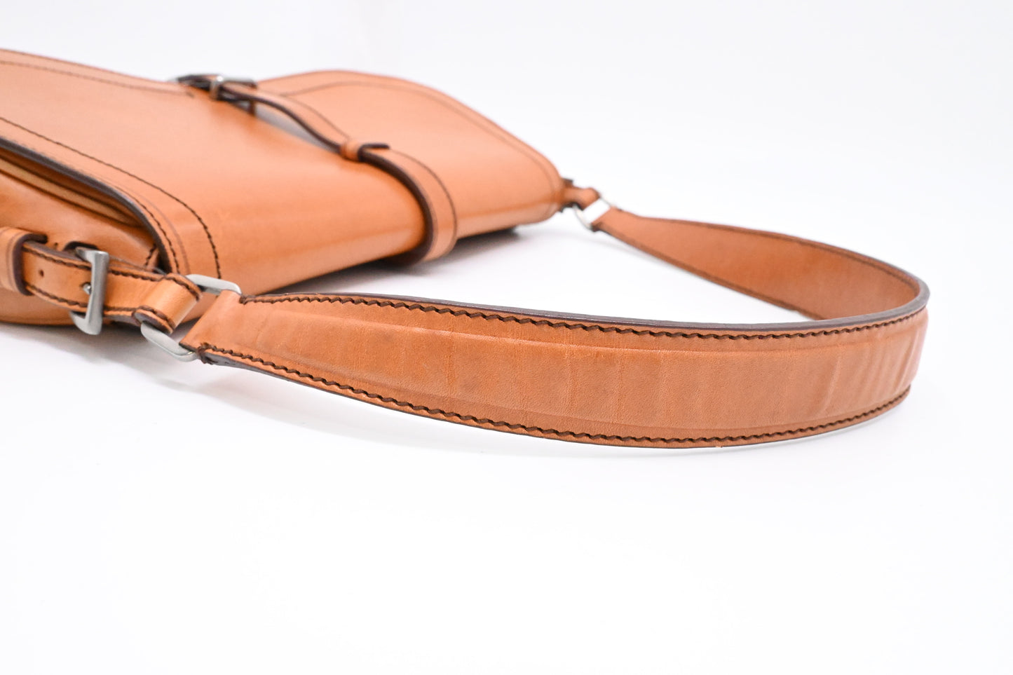 Prada Shoulder Bag in Brown Leather