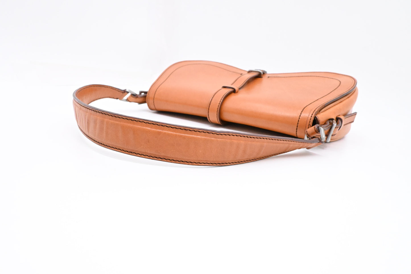 Prada Shoulder Bag in Brown Leather