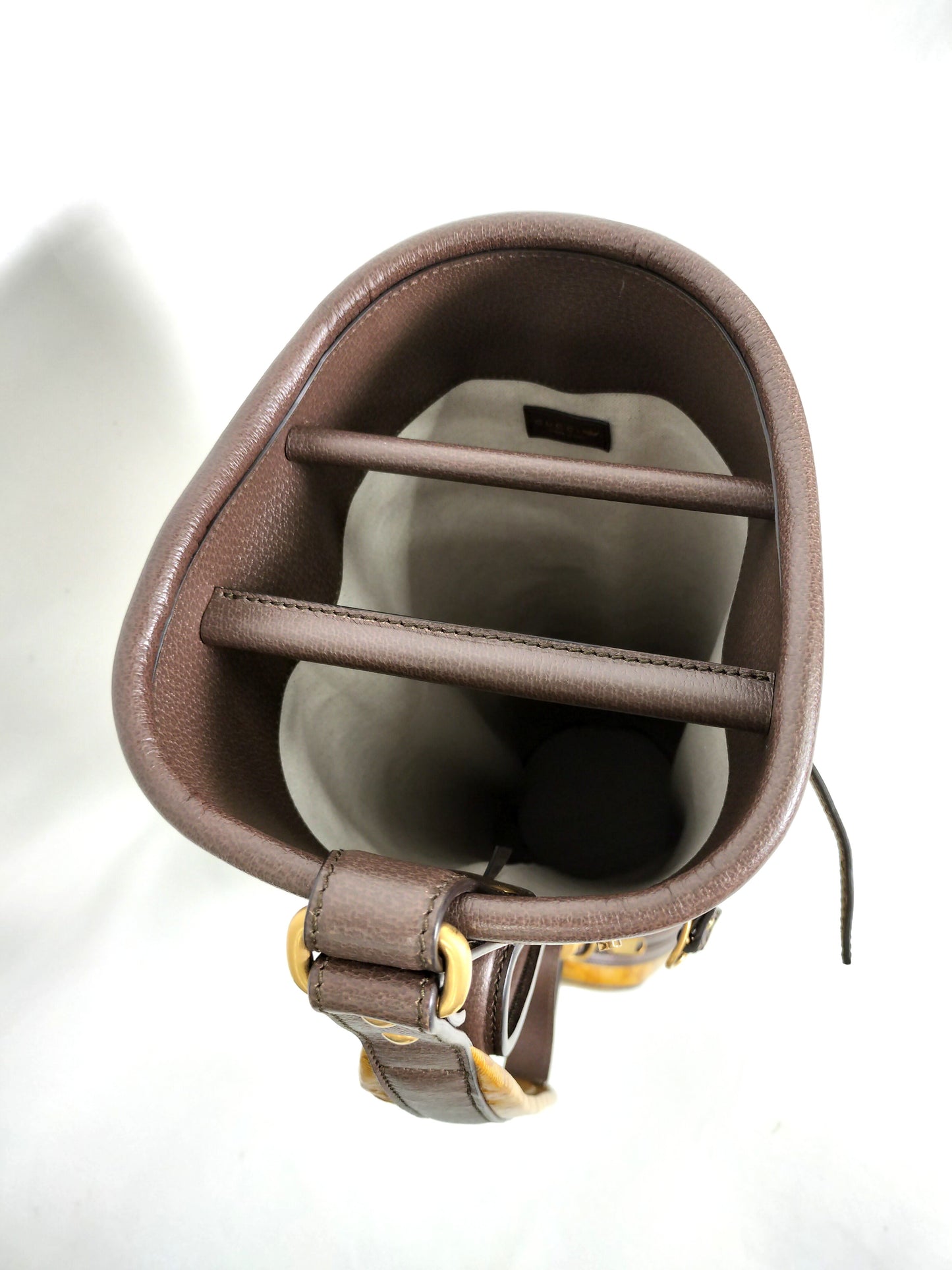 Gucci x Adidas Golf Caddy Bag in Yellow Coated Canvas