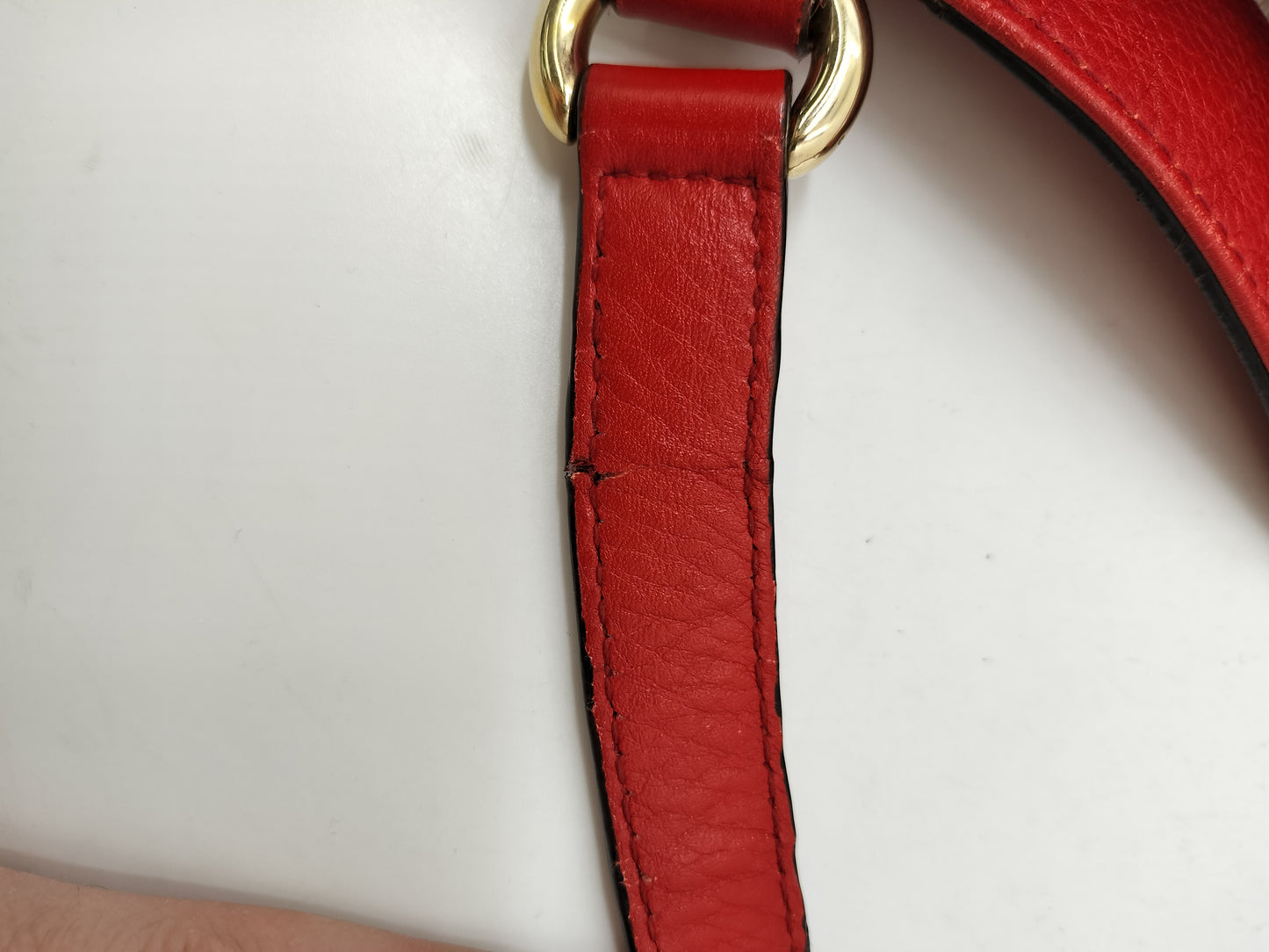 Gucci Soho Tote in Red Leather