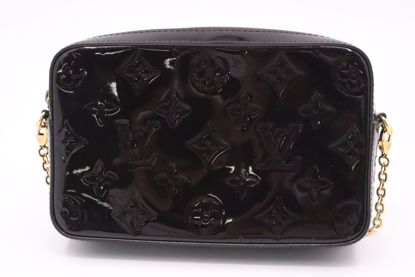 Louis Vuitton Camera Bag in Amarante Vernis Leather