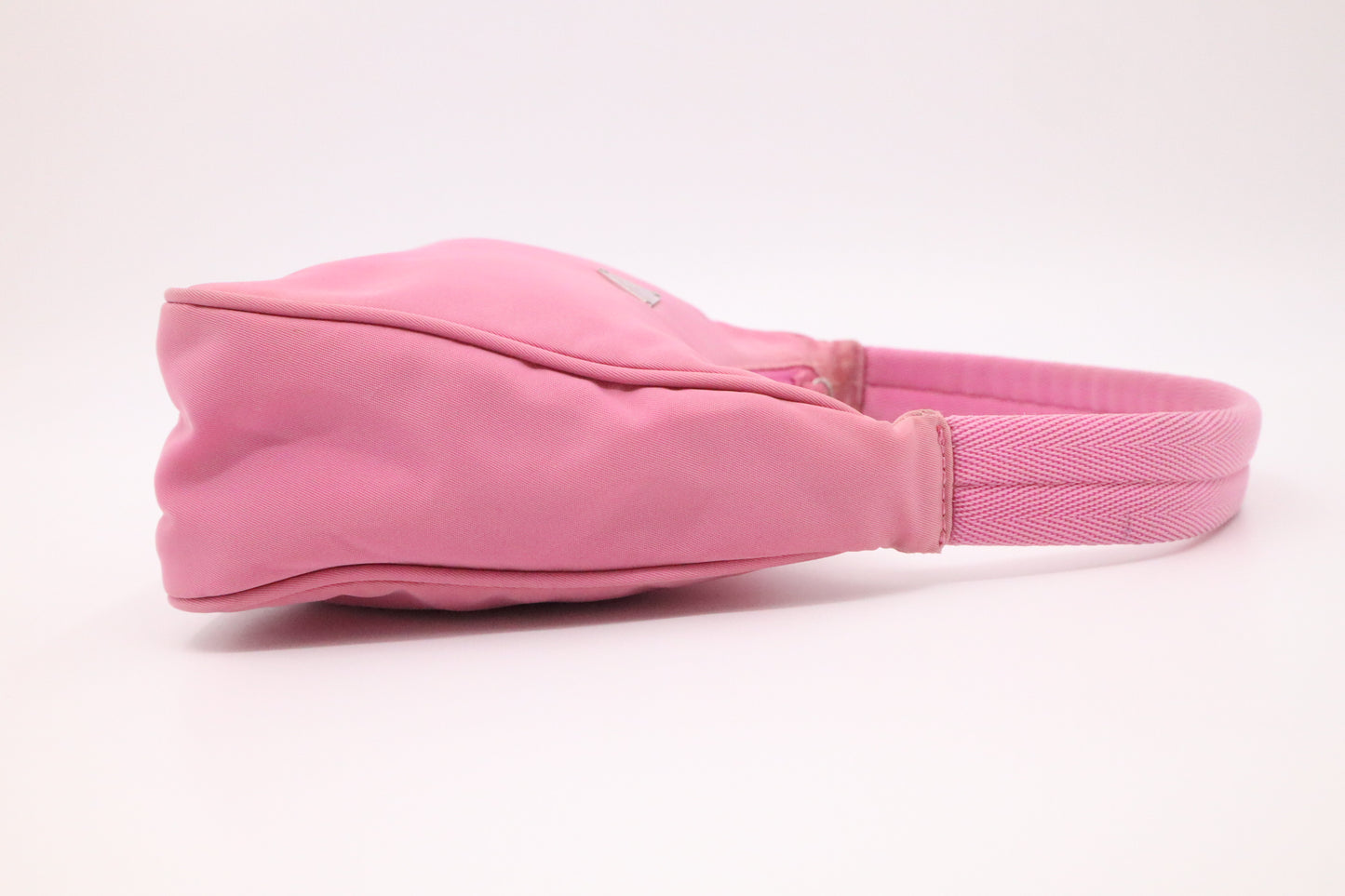 Prada Hobo Handbag in Pink Tessuto Nylon