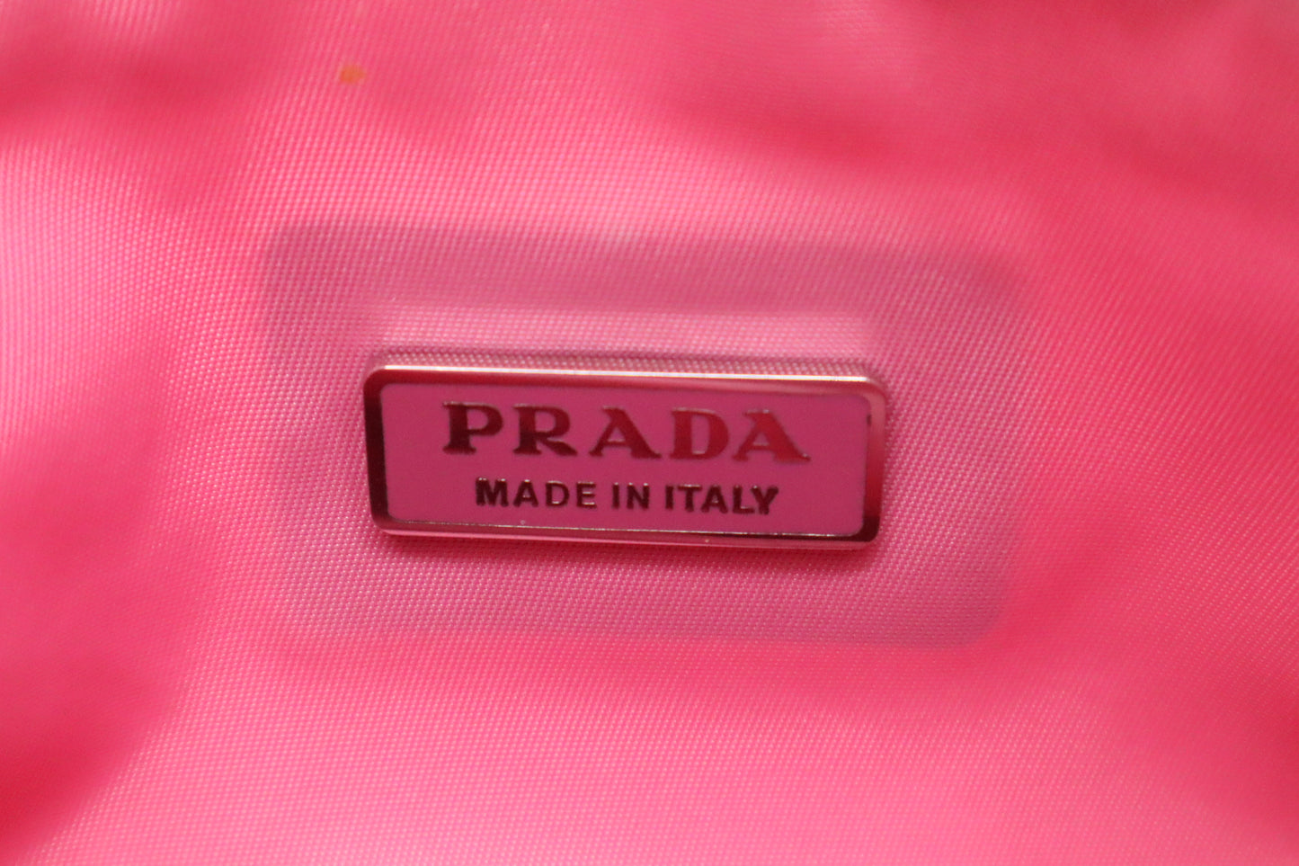 Prada Hobo Handbag in Pink Tessuto Nylon