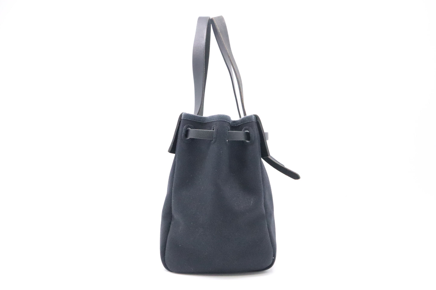Hermes Herbag Cabas 40 in Black Canvas