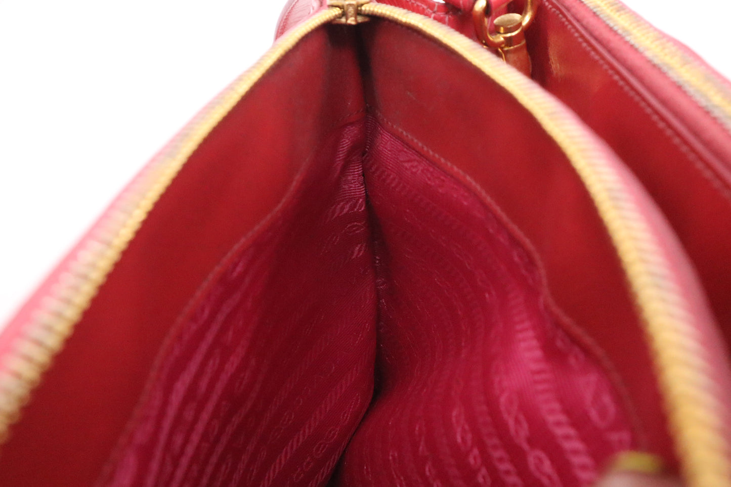Prada Medium Galleria in Pink Patent Leather