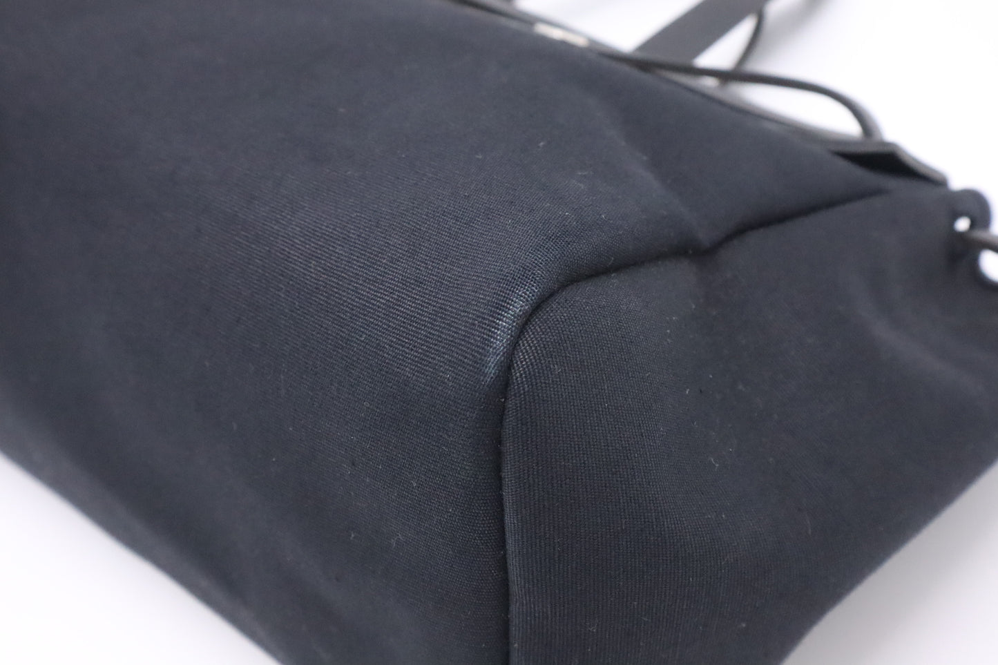 Hermes Herbag Cabas 40 in Black Canvas