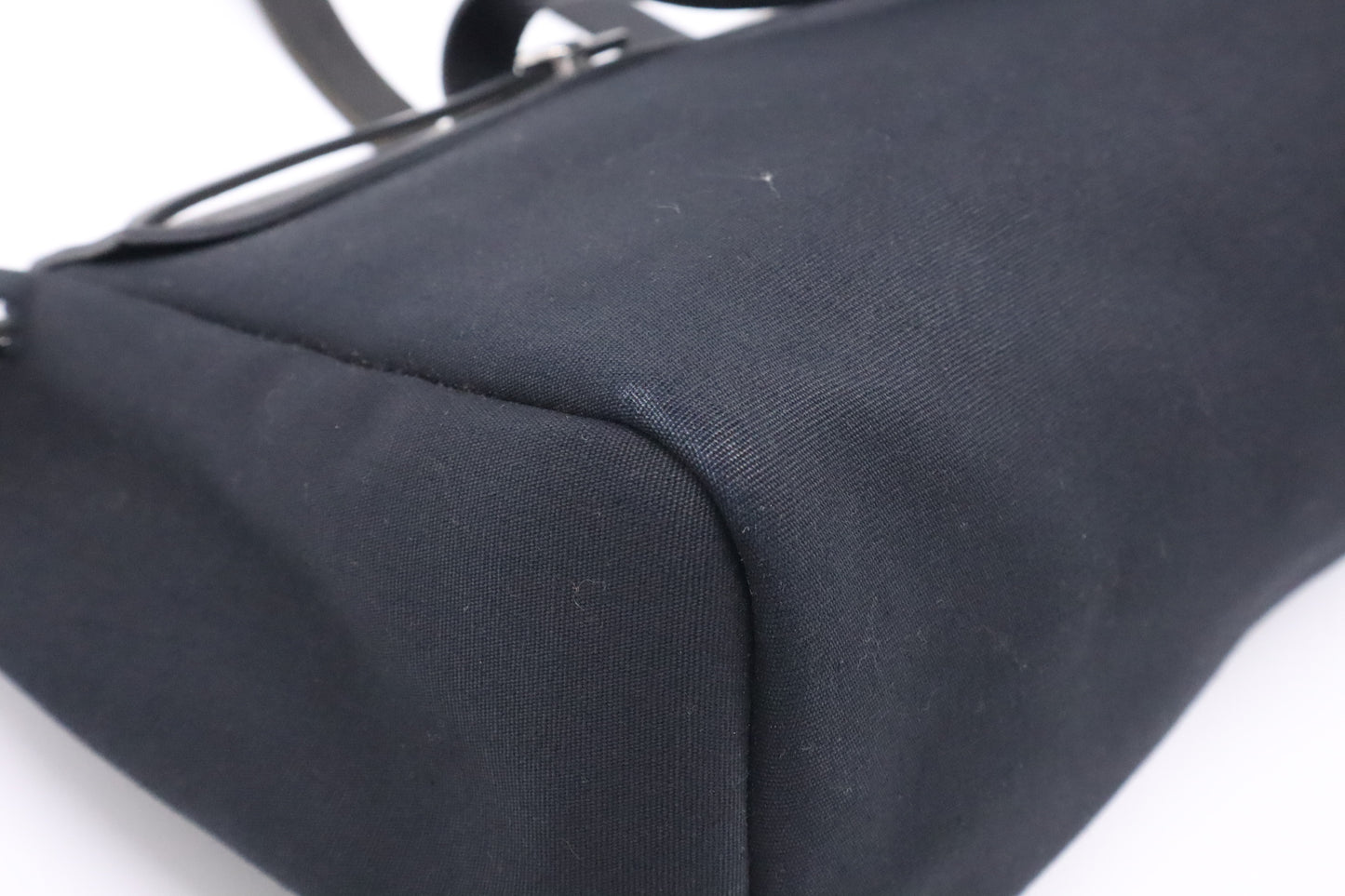 Hermes Herbag Cabas 40 in Black Canvas