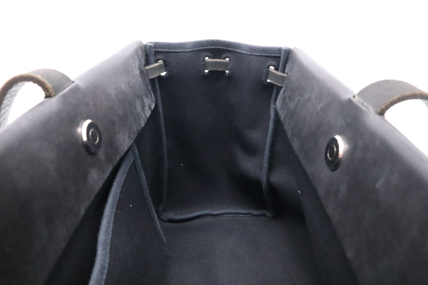 Hermes Herbag Cabas 40 in Black Canvas