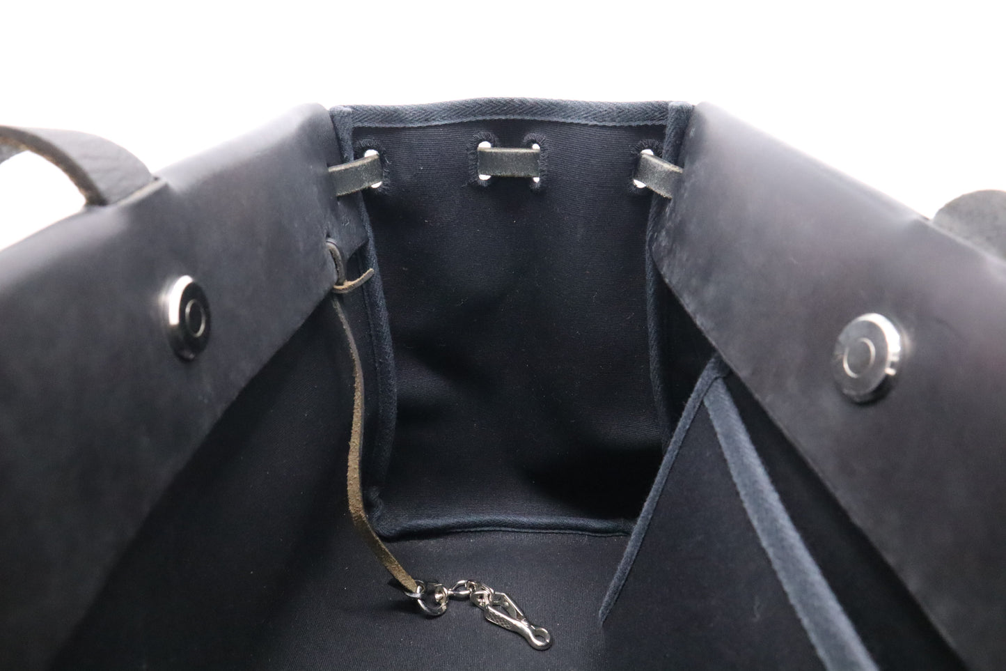Hermes Herbag Cabas 40 in Black Canvas