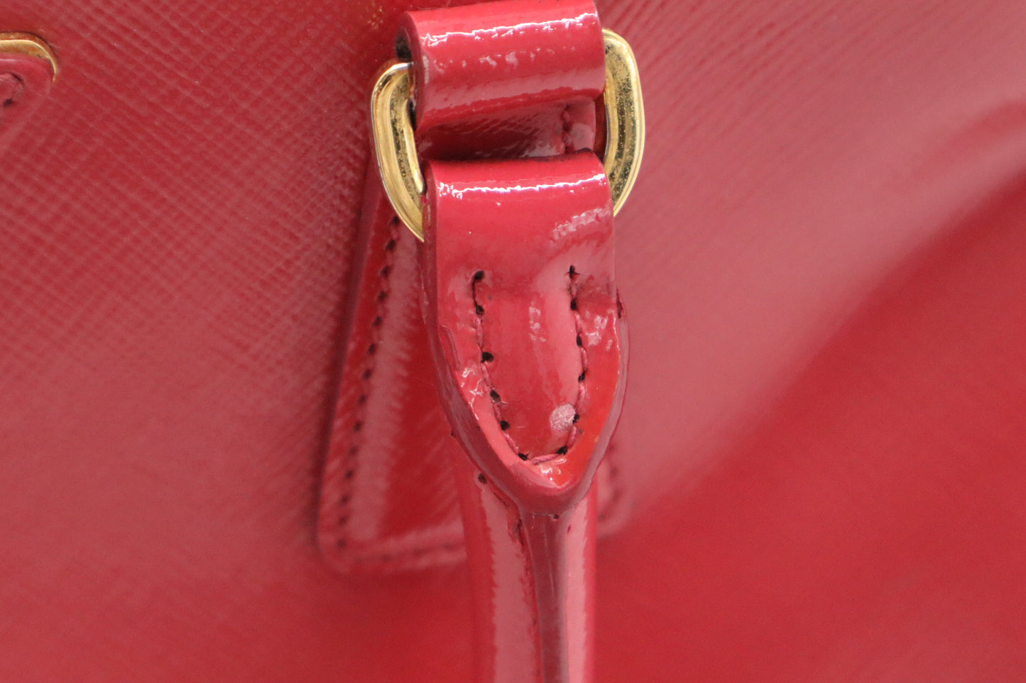 Prada Medium Galleria in Pink Patent Leather