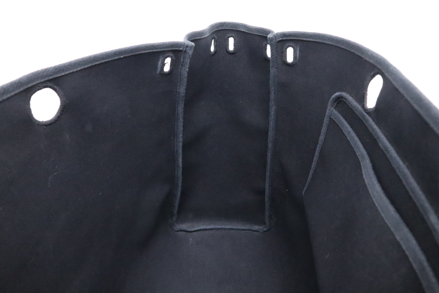 Hermes Herbag Cabas 40 in Black Canvas