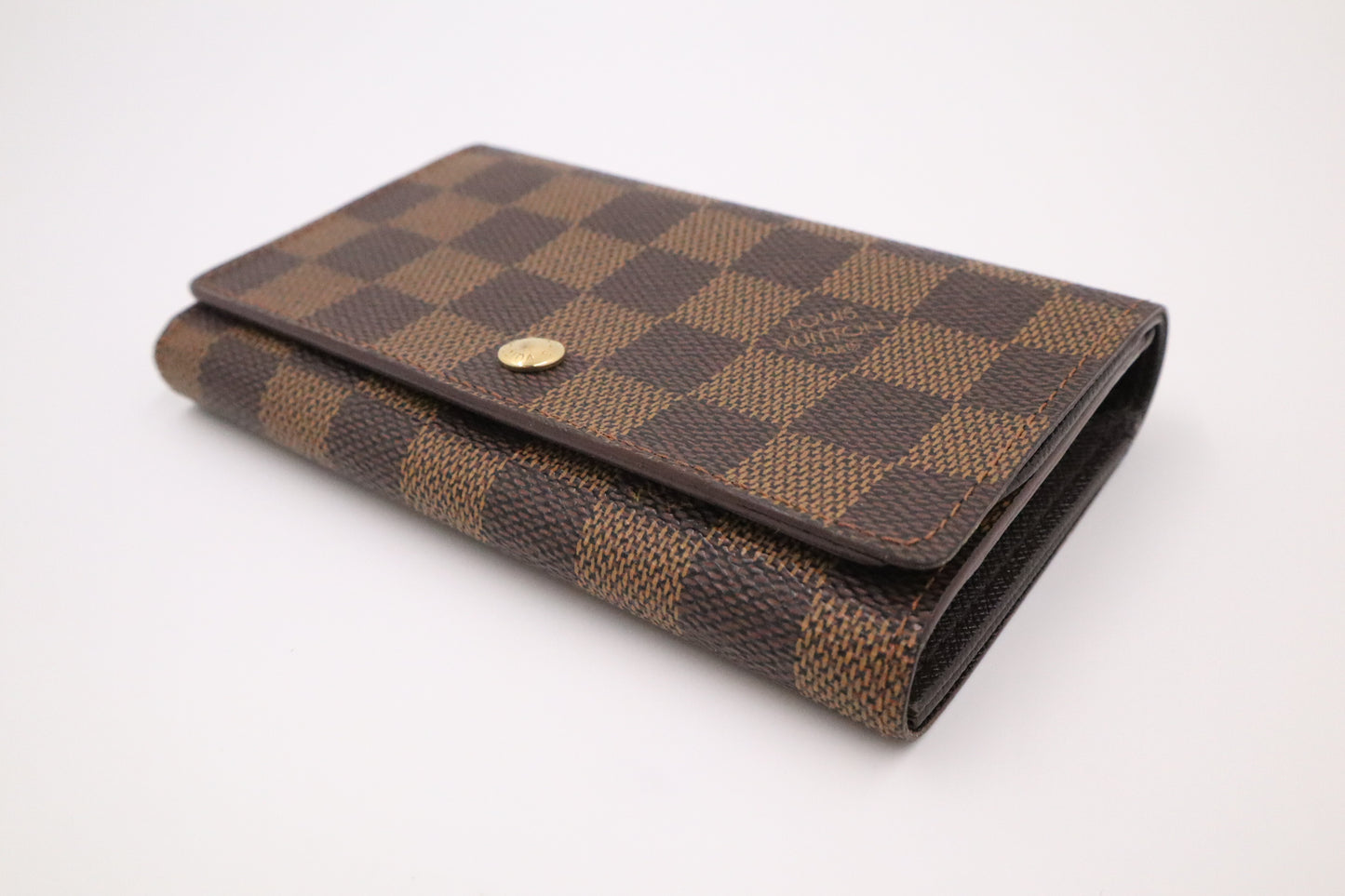 Louis Vuitton Trésor Wallet in Damier Ebene Canvas