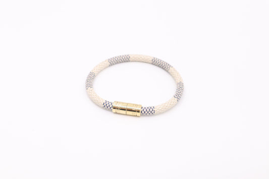 Louis Vuitton Keep It Bracelet in Damier Azur Canvas