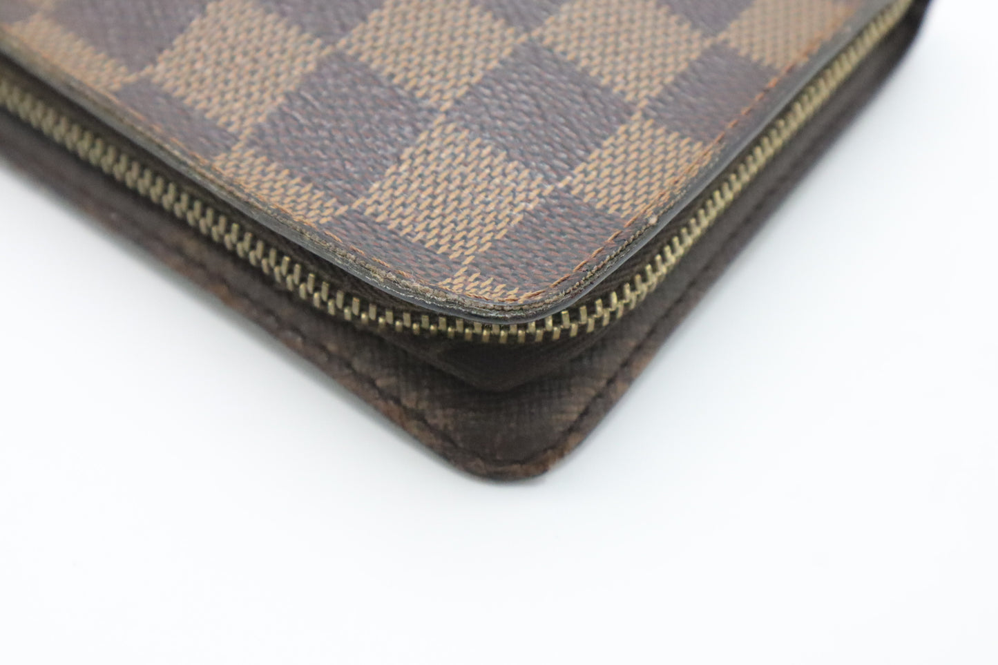 Louis Vuitton Zip Wallet in Damier Ebene Canvas