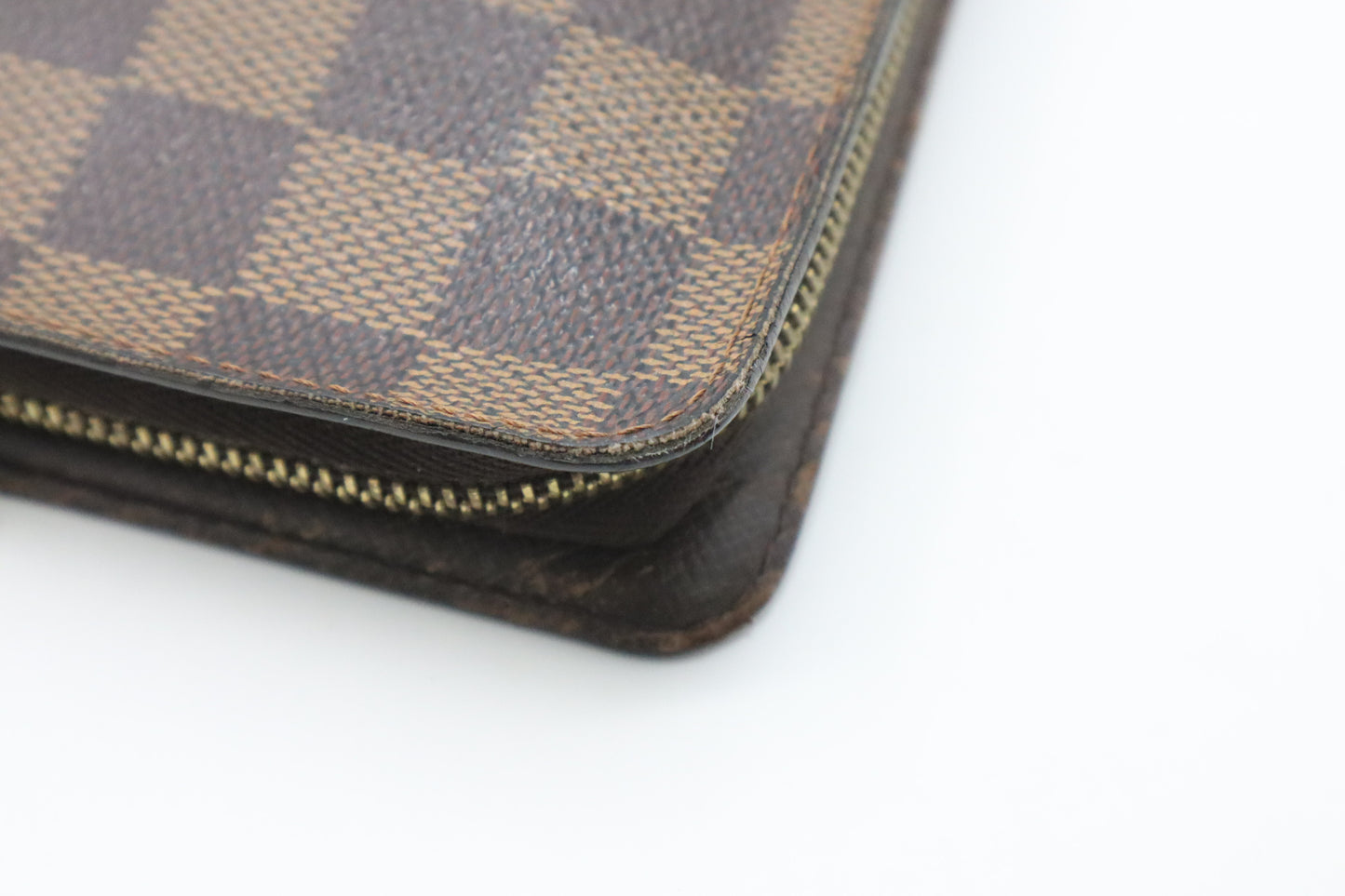 Louis Vuitton Zip Wallet in Damier Ebene Canvas