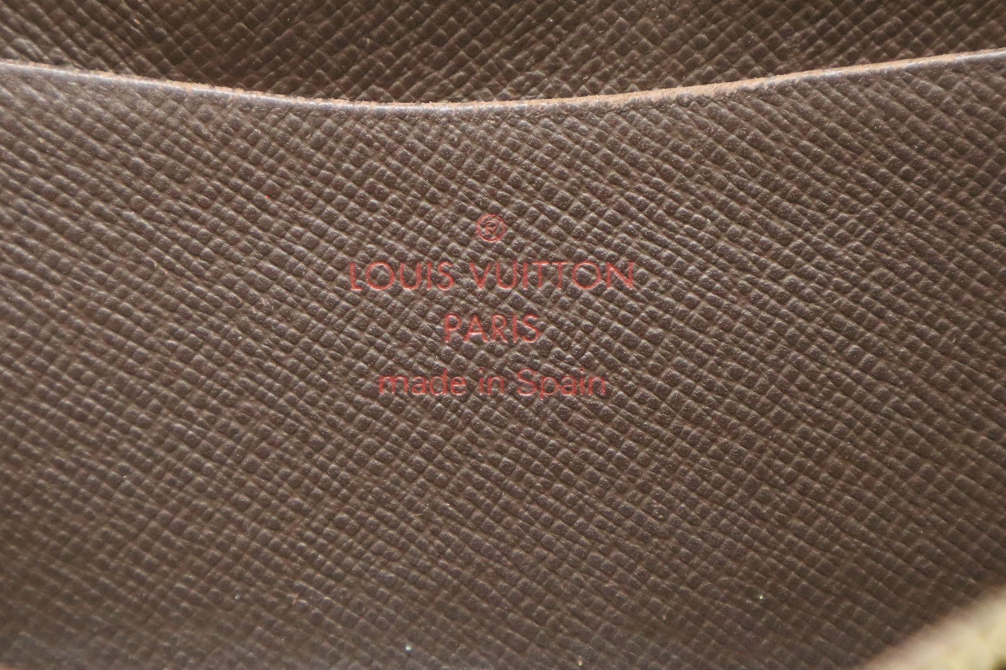 Louis Vuitton Zip Wallet in Damier Ebene Canvas