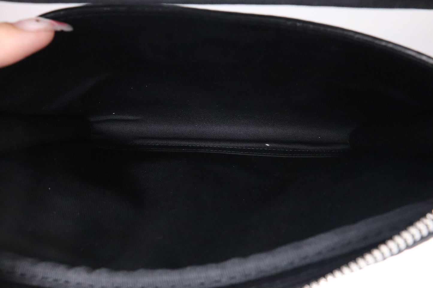 MCM x Phenomenon Clutch in Black Visetos Canvas