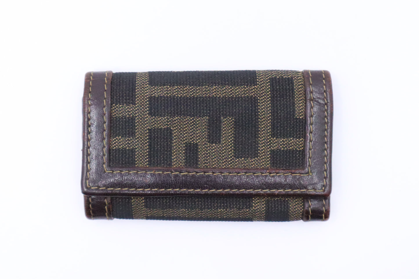 Fendi Key Case in Zucca Canvas