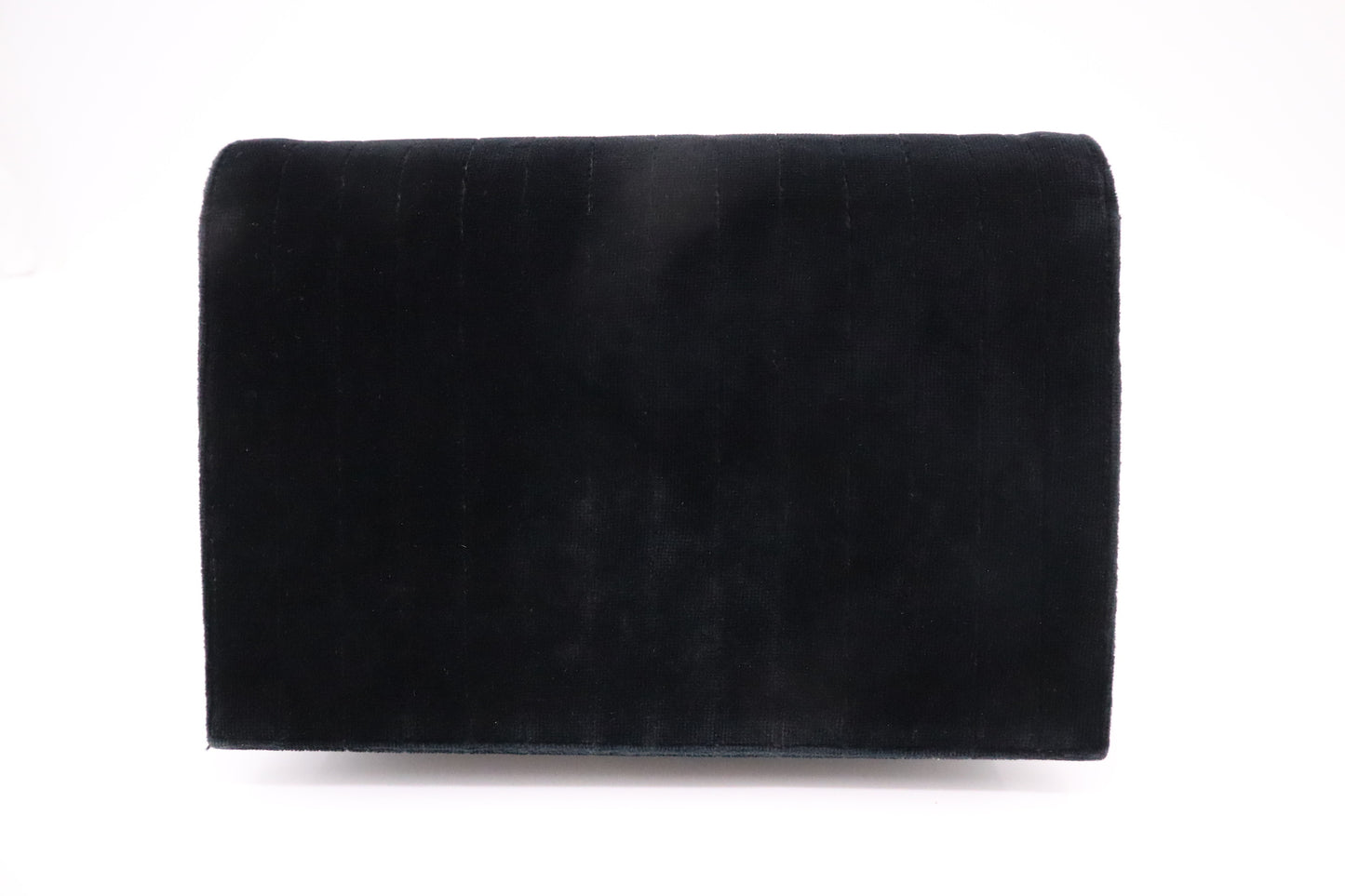 Chanel Shoulder Bag in Black Velvet