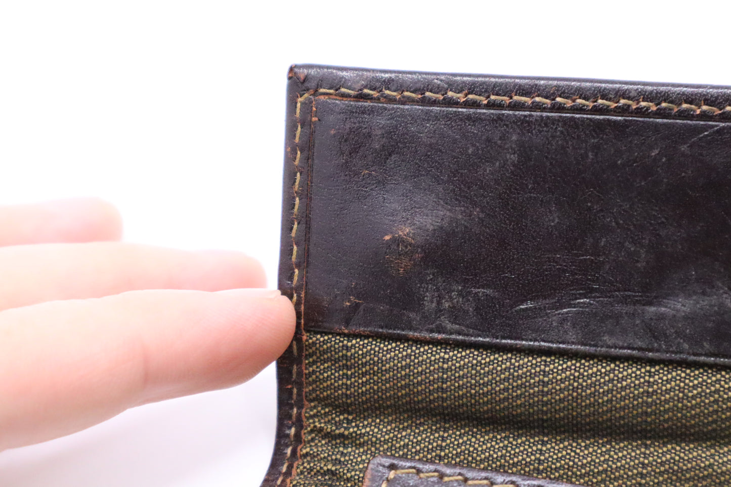 Fendi Key Case in Zucca Canvas