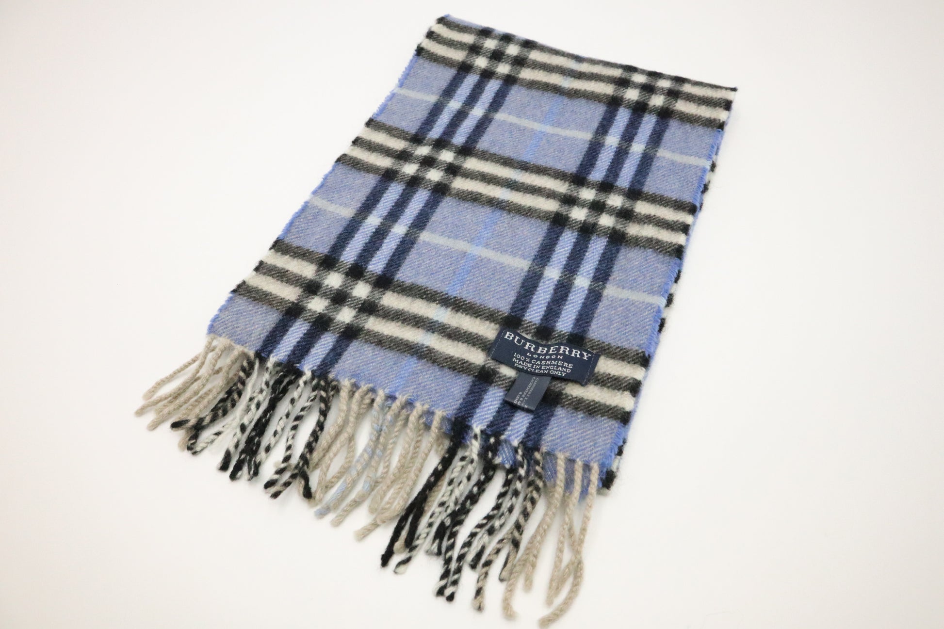 burberry light blue scarf