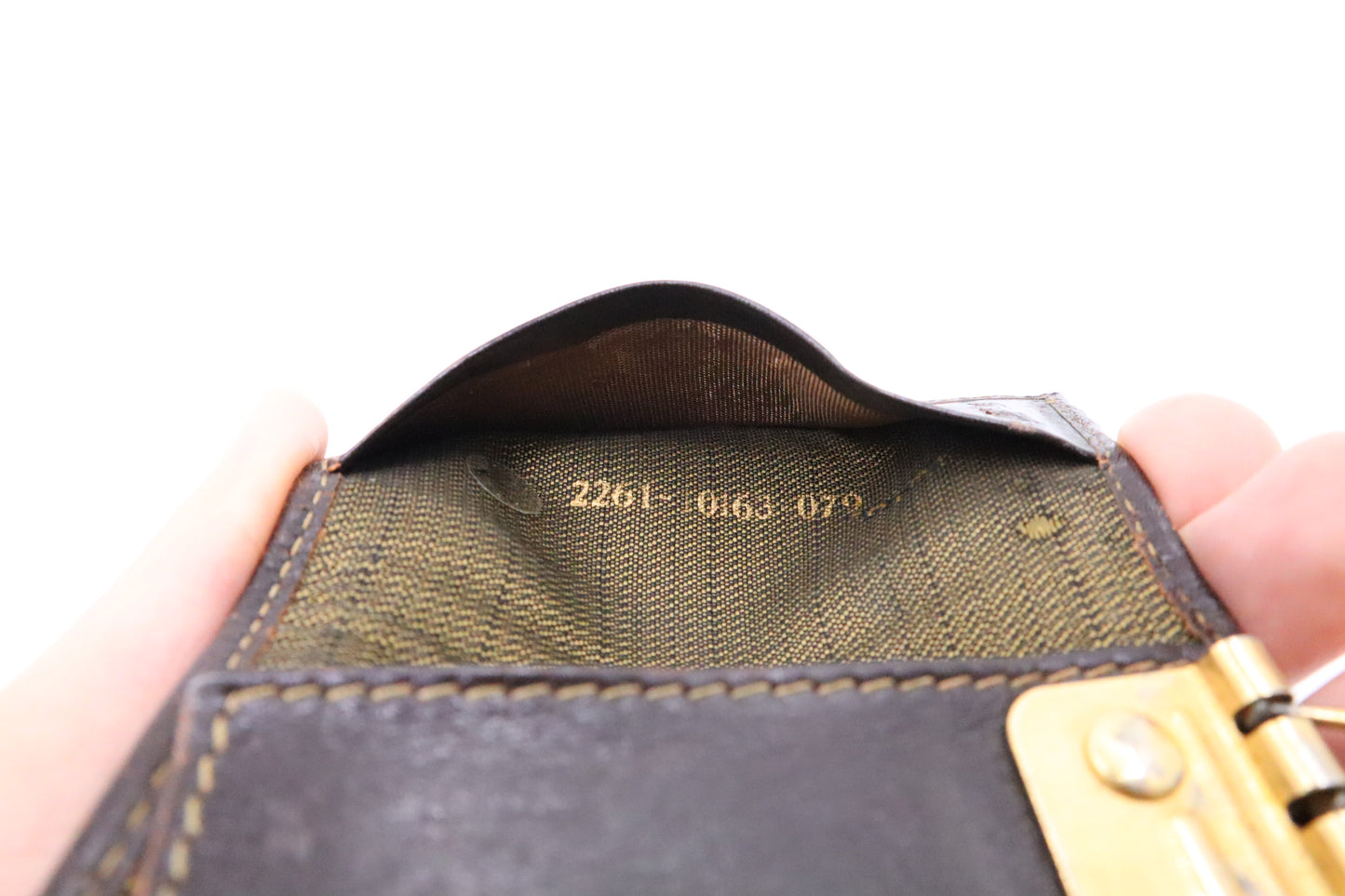 Fendi Key Case in Zucca Canvas