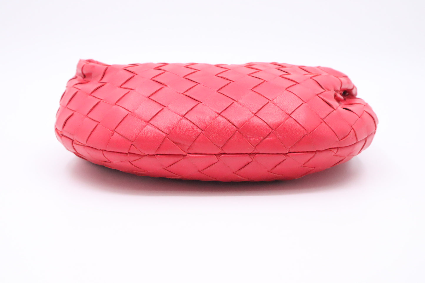 Bottega Veneta Mini Jodie in Red Intrecciato Leather