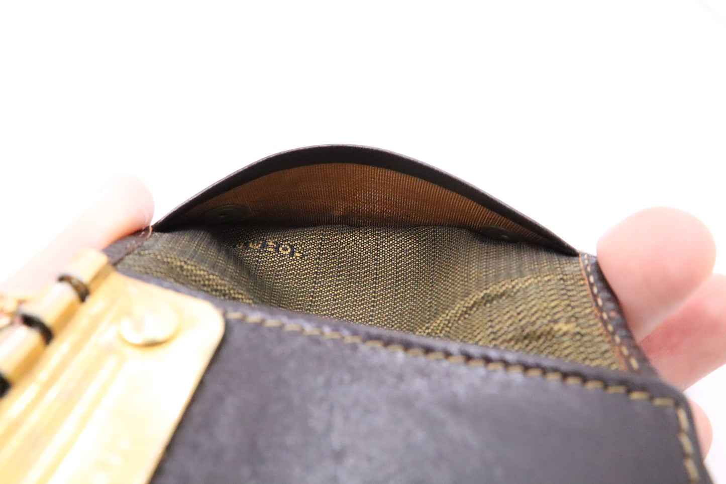 Fendi Key Case in Zucca Canvas