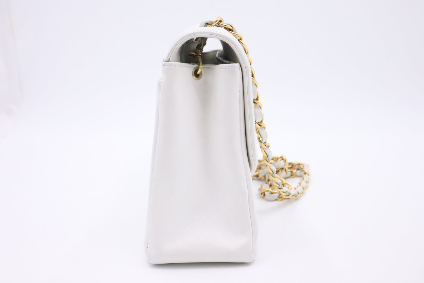 Chanel Medium Diana in White Leather
