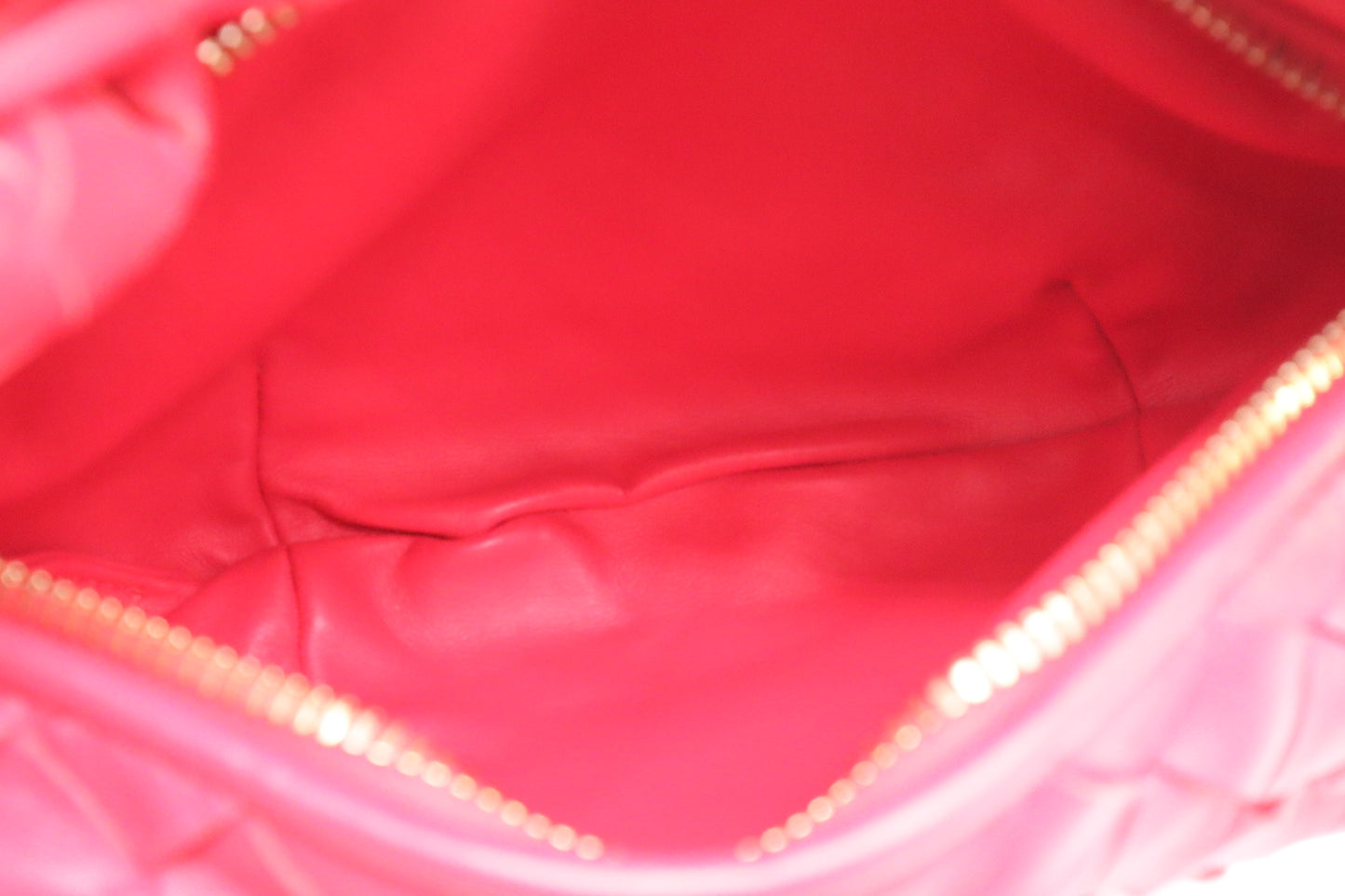 Bottega Veneta Mini Jodie in Red Intrecciato Leather