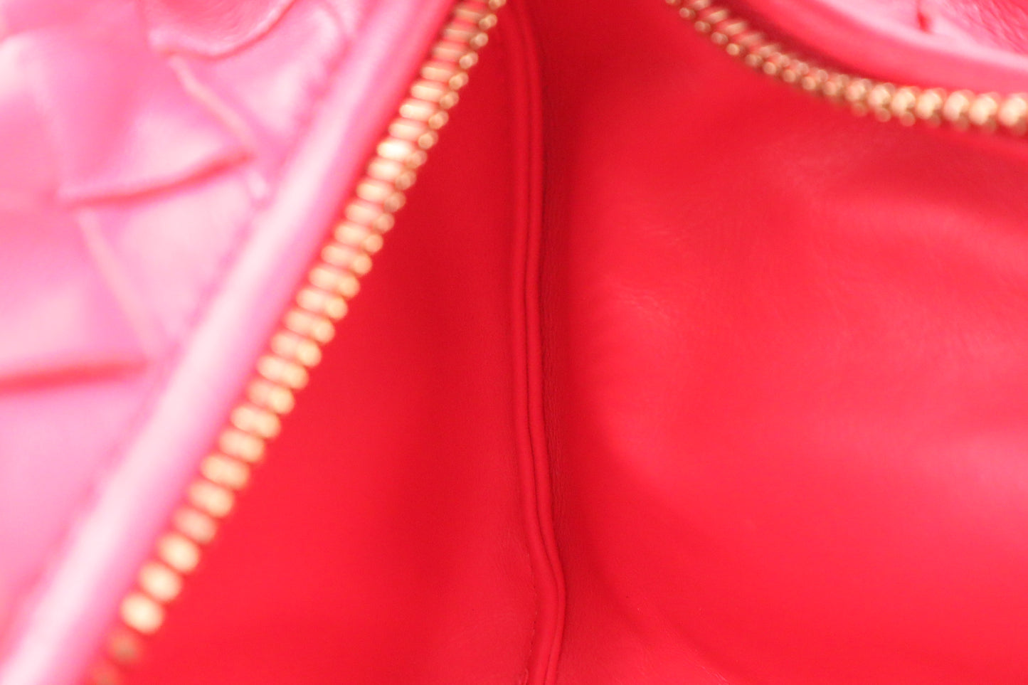 Bottega Veneta Mini Jodie in Red Intrecciato Leather