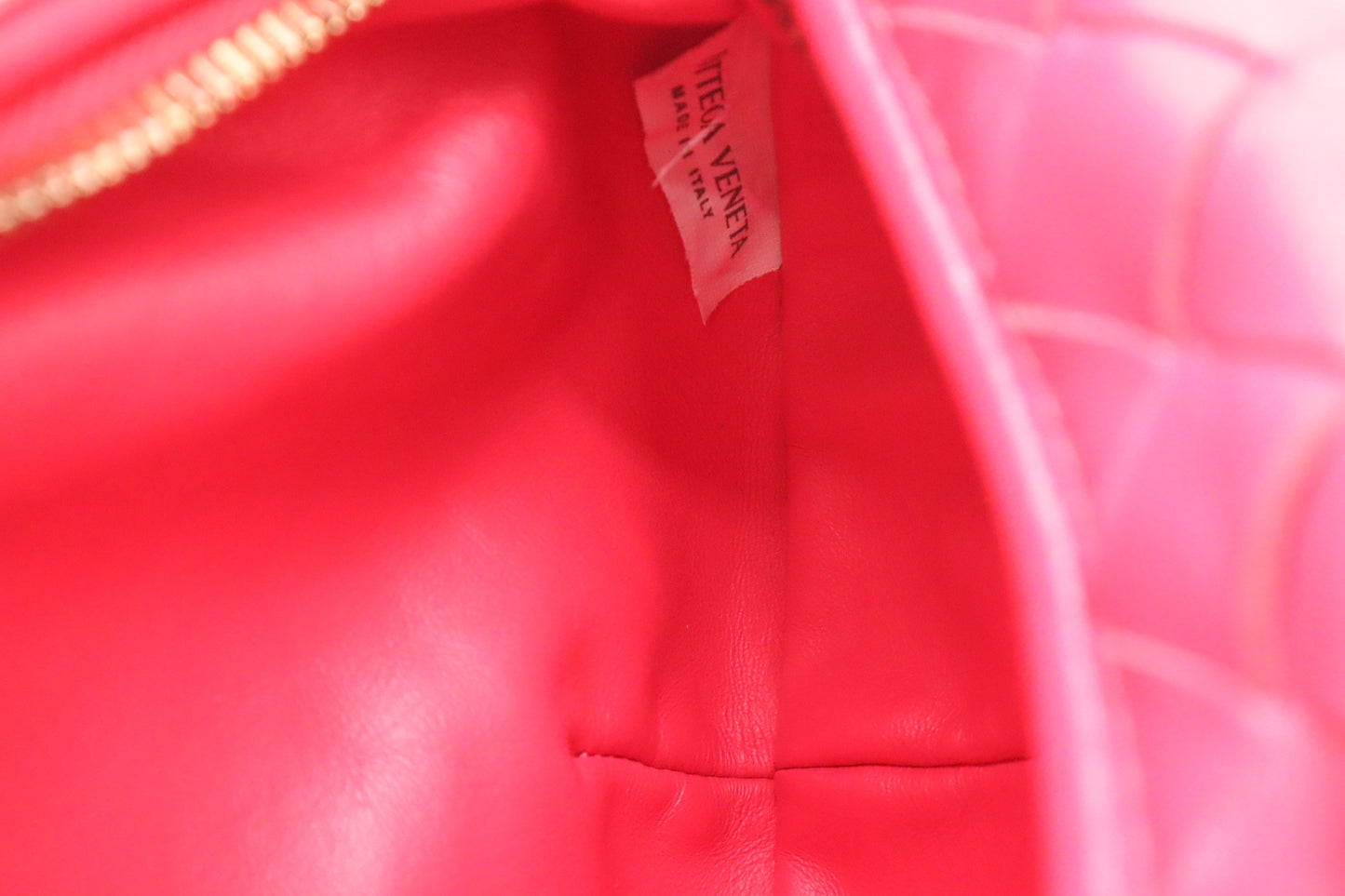 Bottega Veneta Mini Jodie in Red Intrecciato Leather