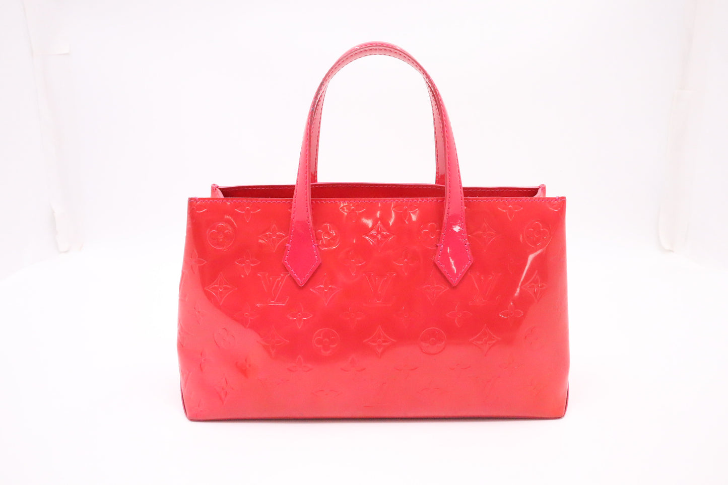 Louis Vuitton Wilshire PM in Rouge Grenadine Vernis Leather