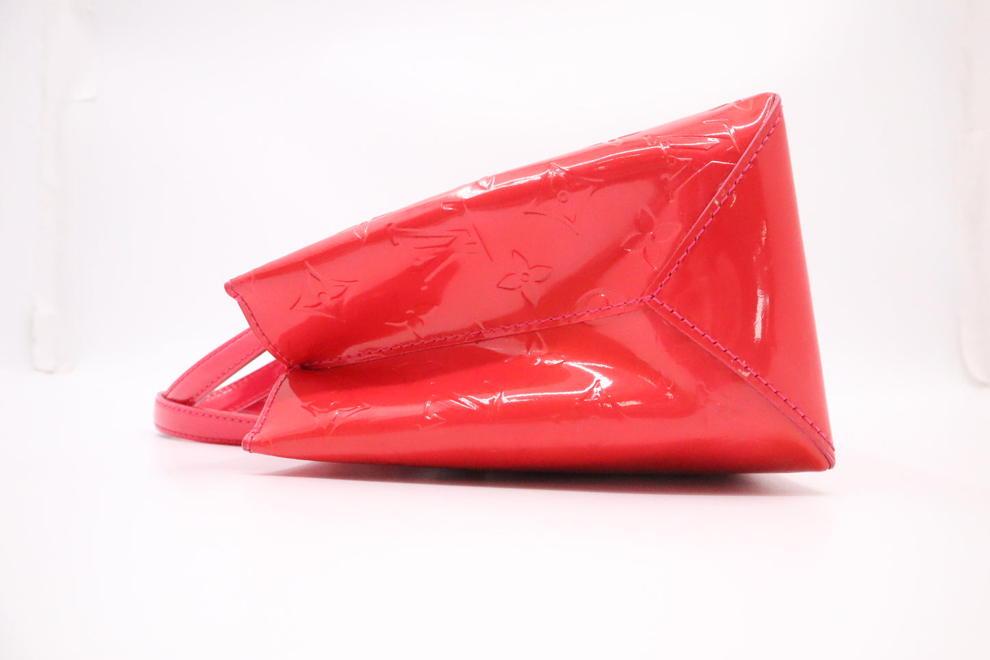 Louis Vuitton Wilshire PM in Rouge Grenadine Vernis Leather