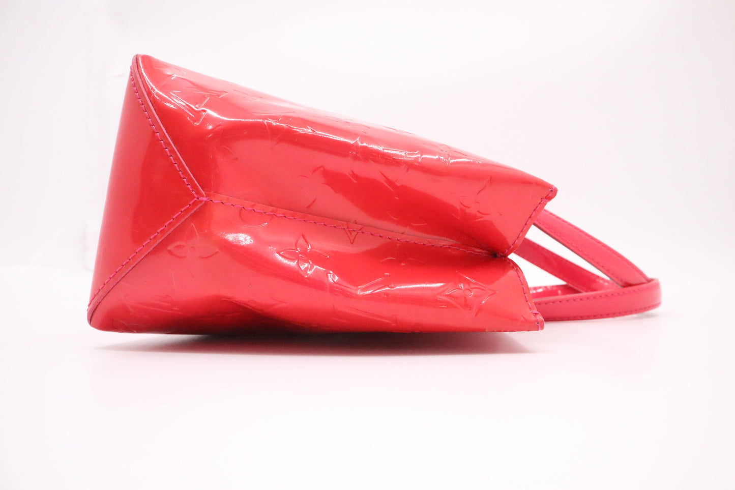 Louis Vuitton Wilshire PM in Rouge Grenadine Vernis Leather