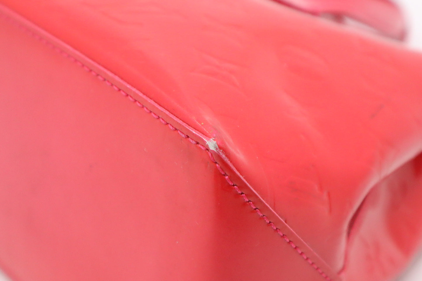 Louis Vuitton Wilshire PM in Rouge Grenadine Vernis Leather