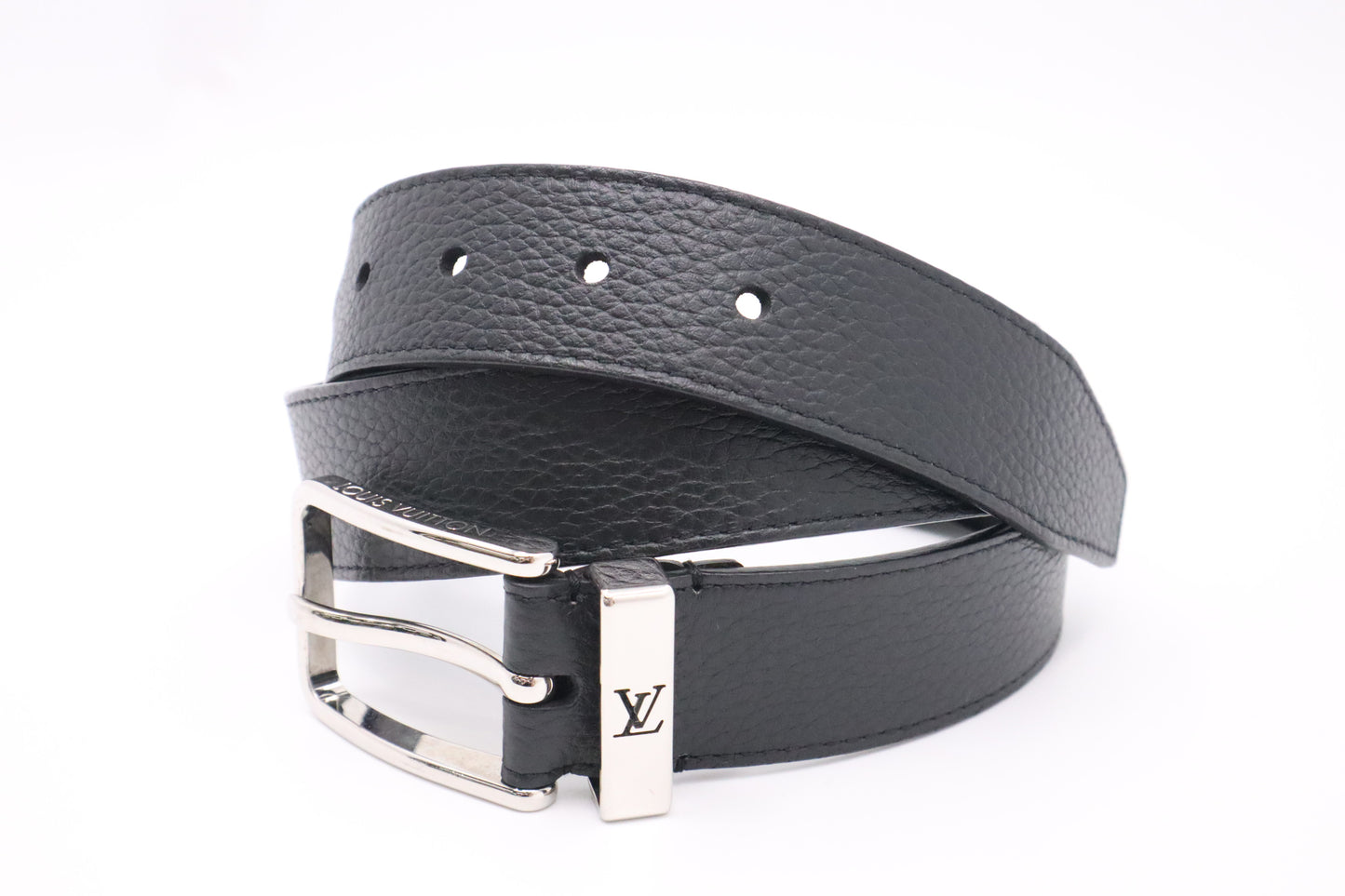 Louis Vuitton Belt in Black Leather