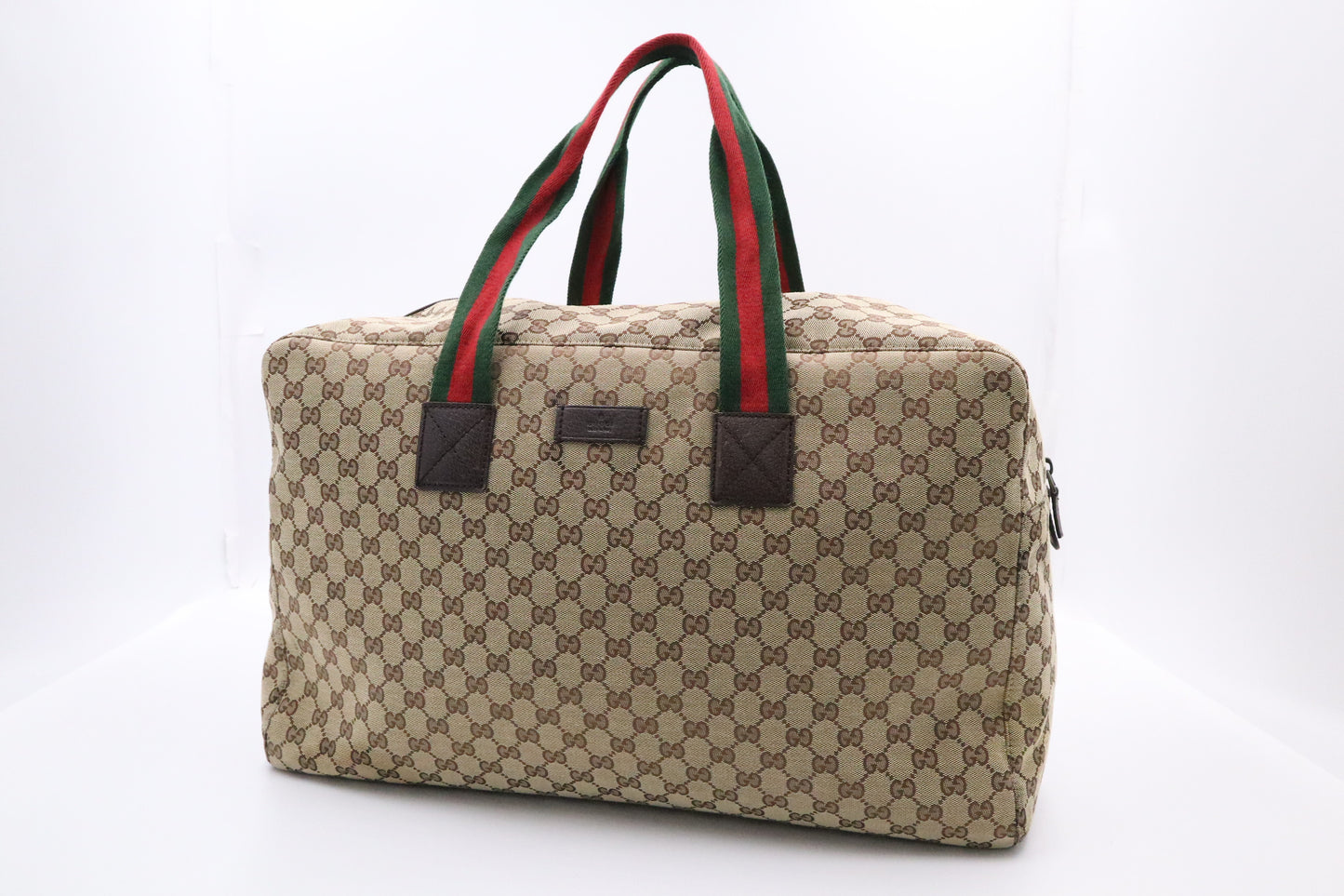 Gucci Sherry Line Boston Bag in GG Canvas