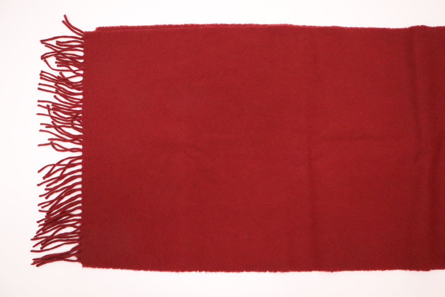 Hermes Scarf in Red Cashmere