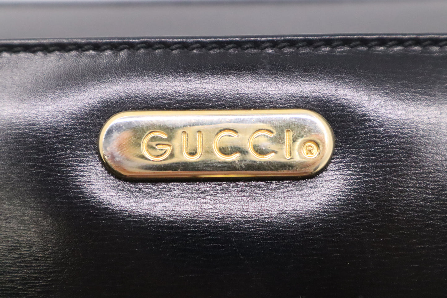 Gucci Handbag in Black Leather