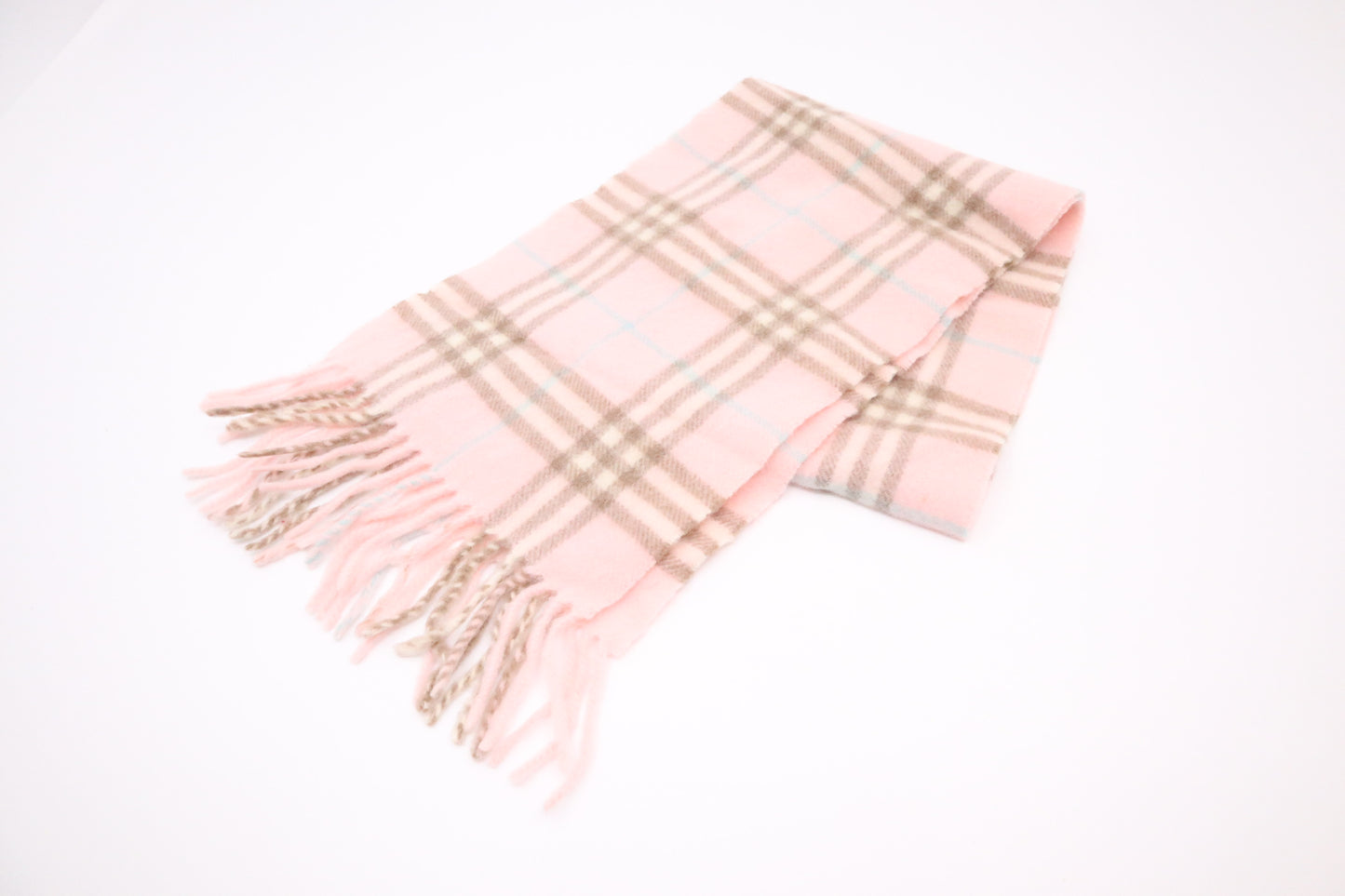 Burberry Scarf in Pink Wool
