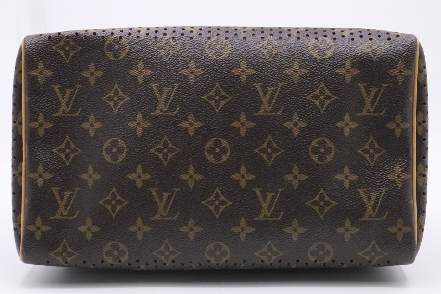 Louis Vuitton Speedy 30 in Pink and Perforated Monogram Canvas