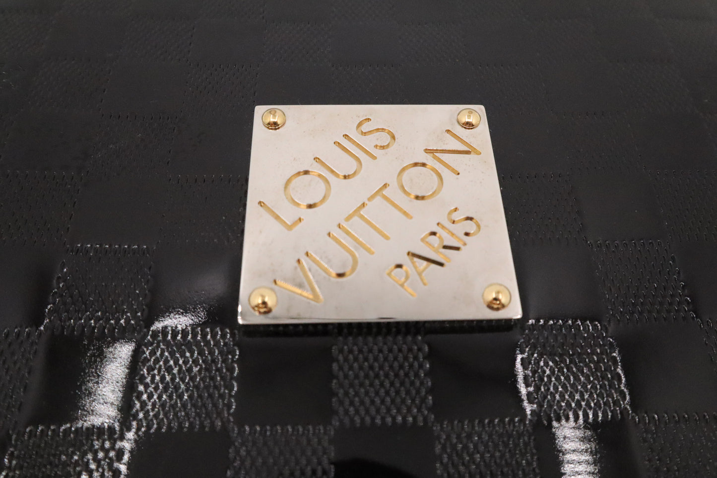 Louis Vuitton Cabaret in Black Damier Vernis Leather