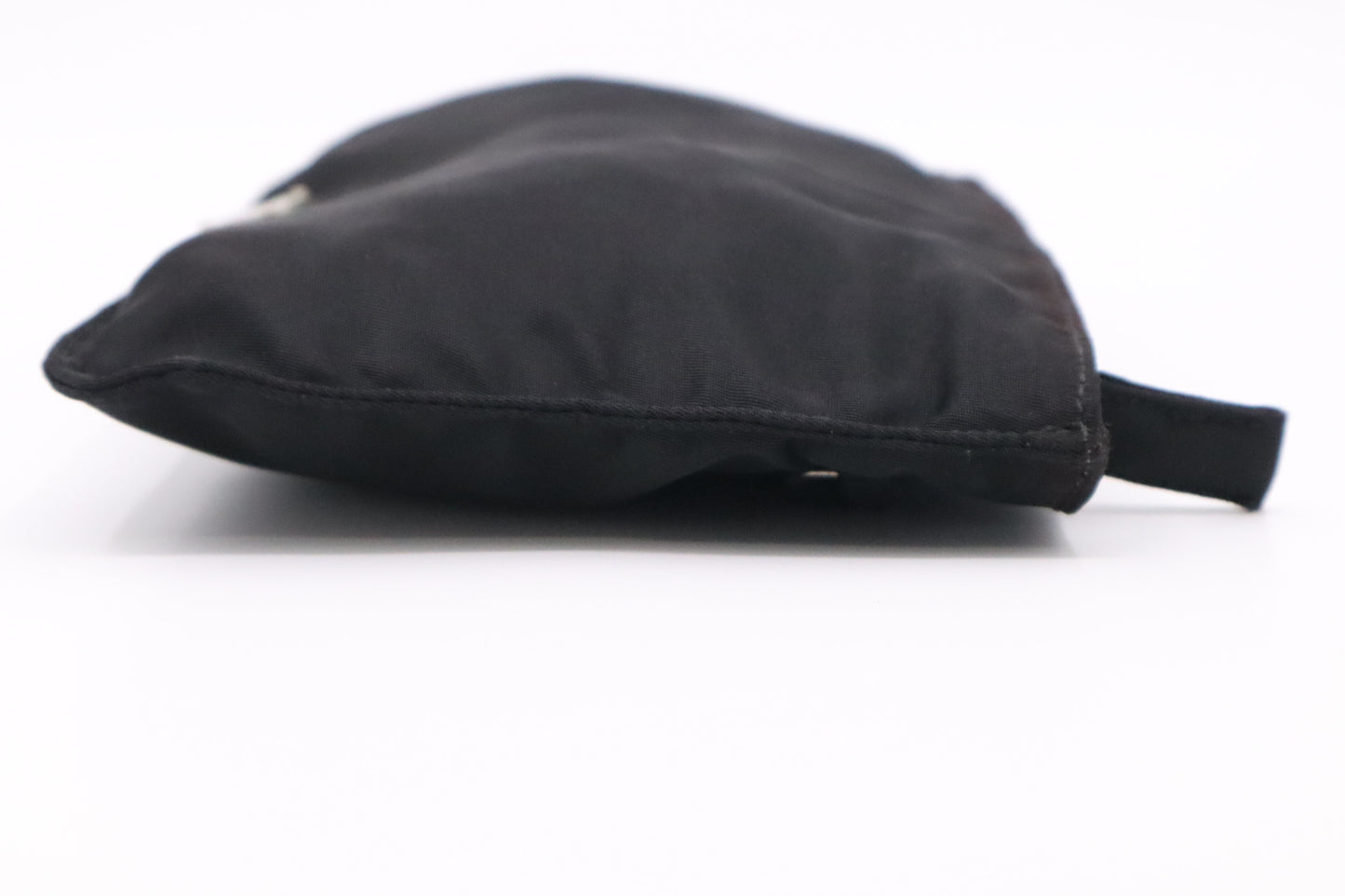 Prada Shoulder Bag in Black Nylon and Leather