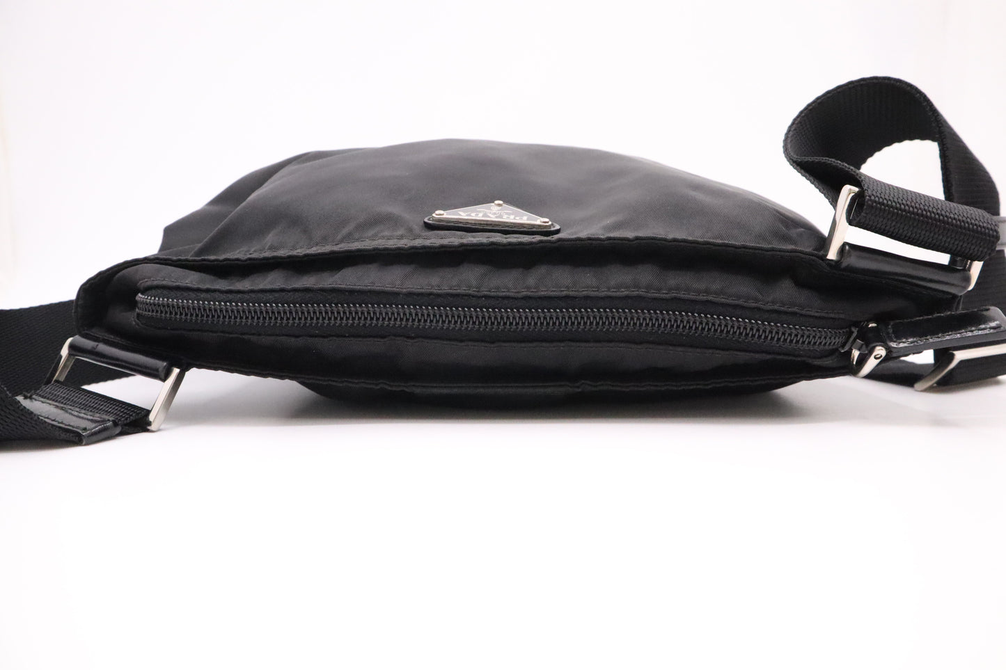 Prada Square Crossbody in Black Nylon