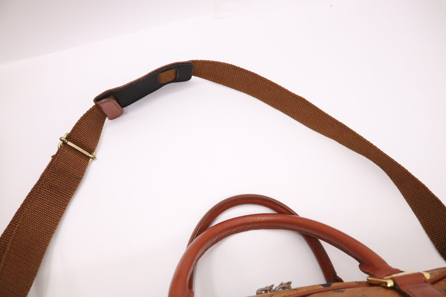 MCM Boston Travel Bag in Visetos Leather