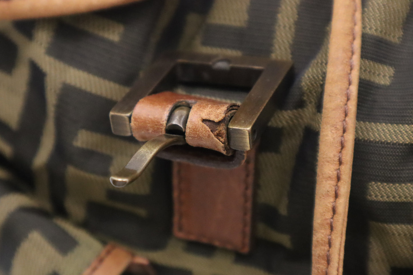 Fendi Medium Backpack in Zucca Canvas