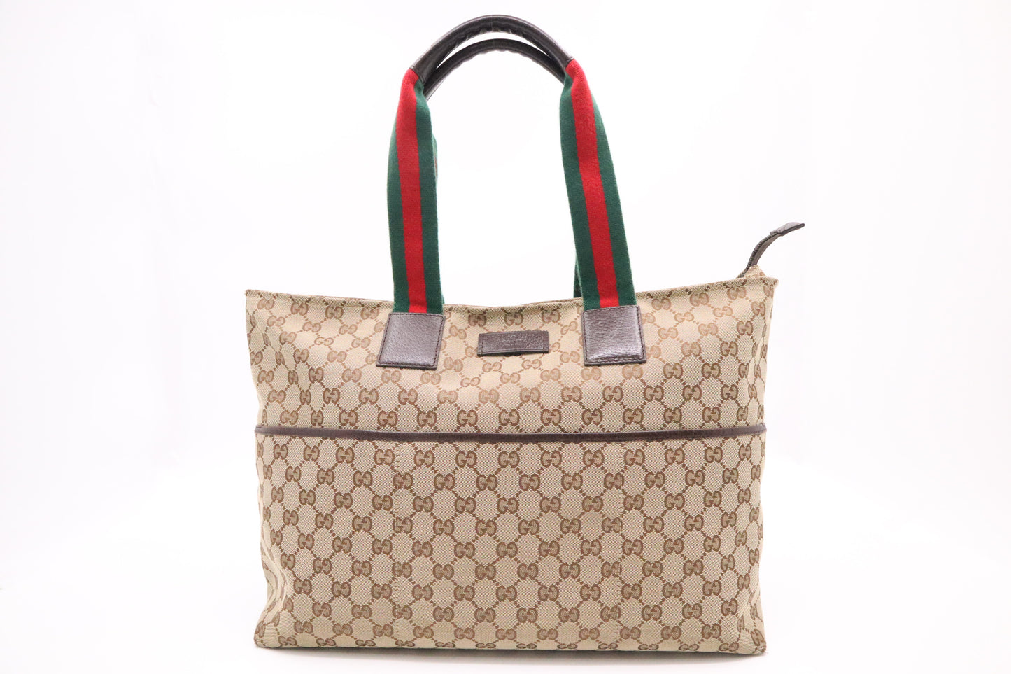 Gucci Tote in GG Sherry Line Canvas