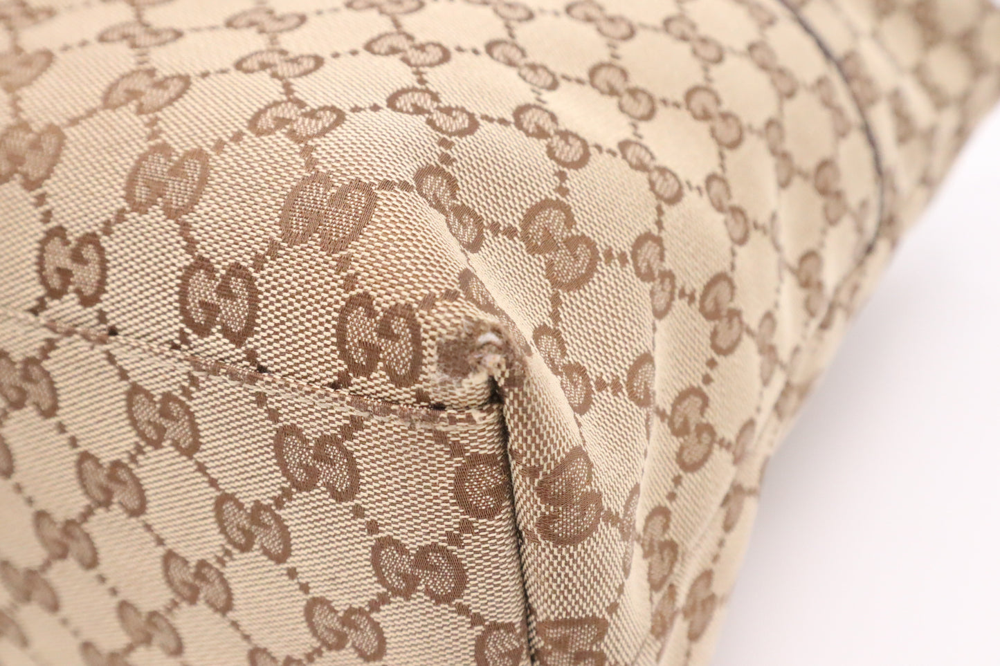 Gucci Tote in GG Sherry Line Canvas