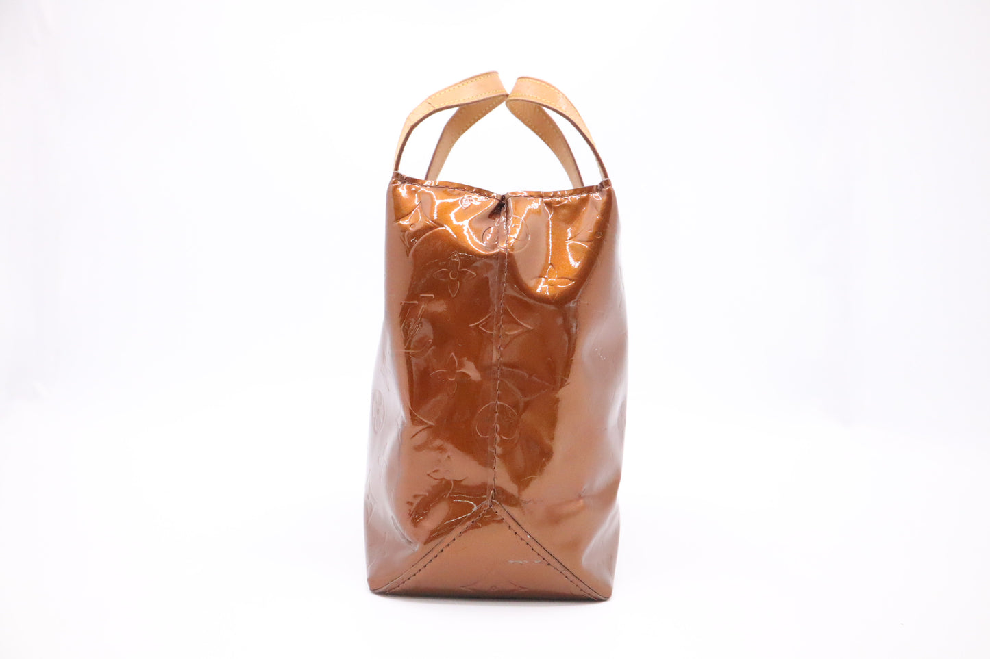 Louis Vuitton Reade PM in Bronze Vernis Leather